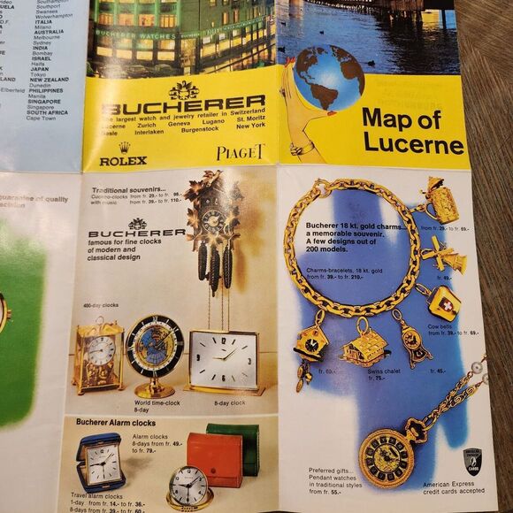 Mixed Vintage Ephemera‎ Lot Of European Travel Maps Brochures - Picture 10 of 13